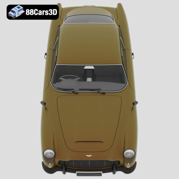 Aston Martin DB5 1963 3D Model Classic British Luxury Sports Car