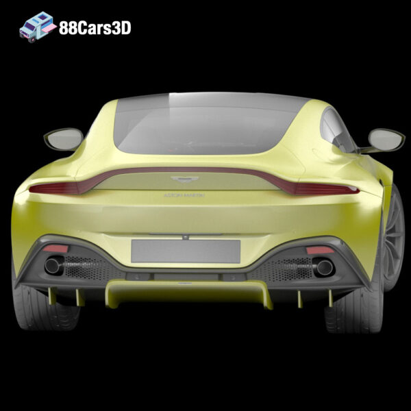 AstonMartinVantage2019-006 Aston Martin Vantage 2019 3D Model Modern British Sports Coupe