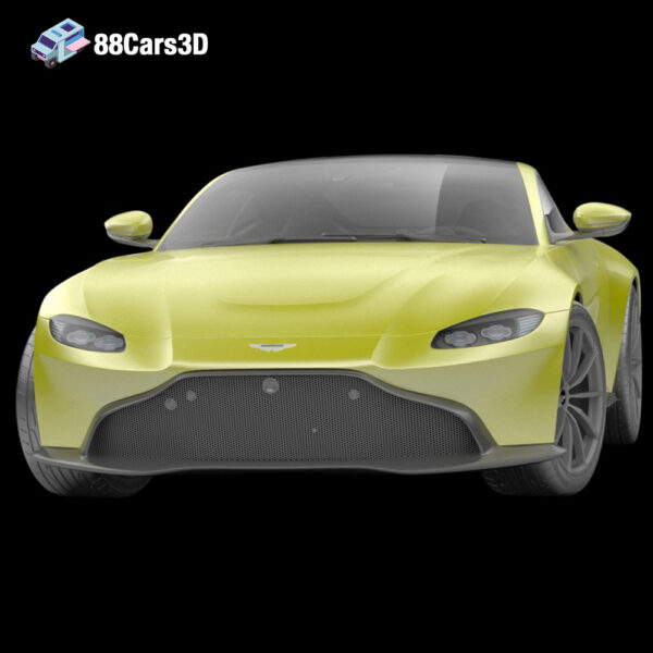 AstonMartinVantage2019-007 Aston Martin Vantage 2019 3D Model Modern British Sports Coupe