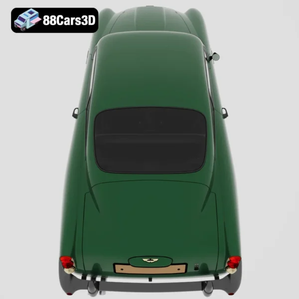 Aston Martin DB5 Vantage 1964 3D Model Classic Luxury Sports Car for Rendering