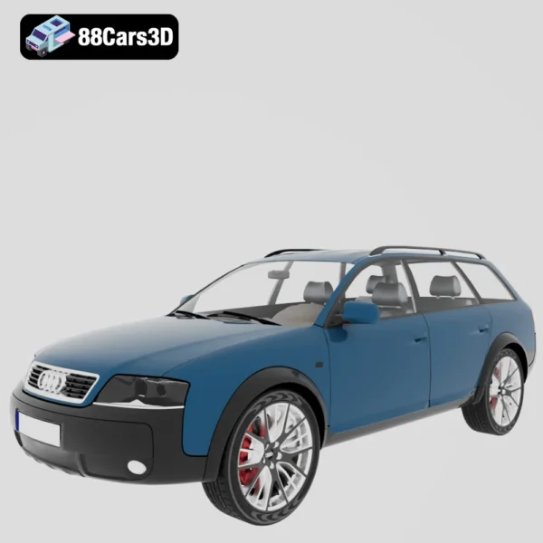 Audi A6 Allroad Quattro 3D Model  Luxury All Wheel-Drive Wagon