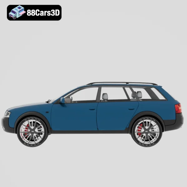 Audi A6 allroad quattro-002 Audi A6 Allroad Quattro 3D Model Luxury All Wheel-Drive Wagon