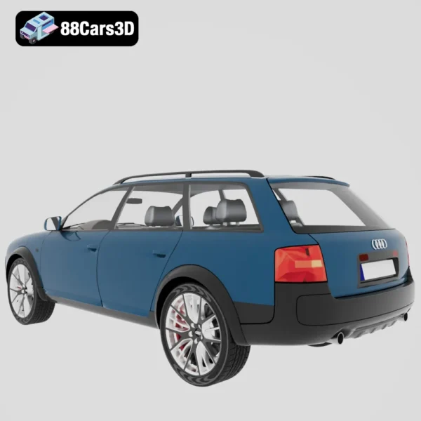 Audi A6 allroad quattro-003 Audi A6 Allroad Quattro 3D Model Luxury All Wheel-Drive Wagon
