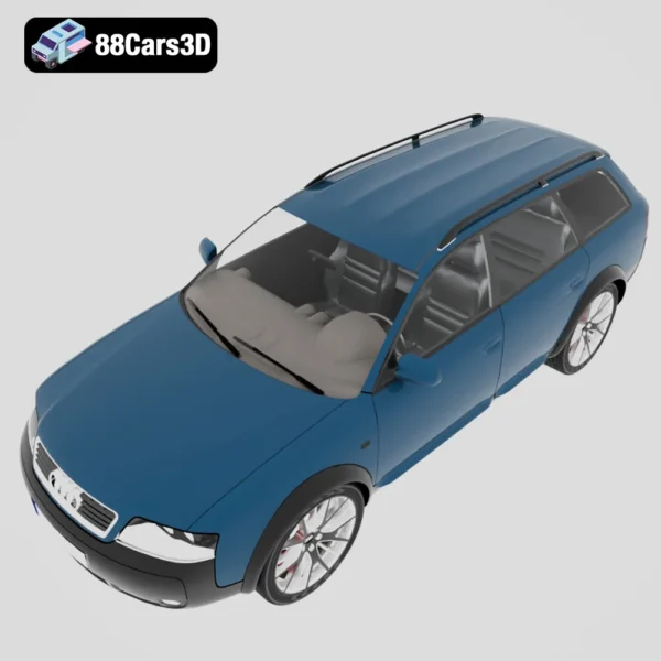 Audi A6 allroad quattro-004 Audi A6 Allroad Quattro 3D Model Luxury All Wheel-Drive Wagon