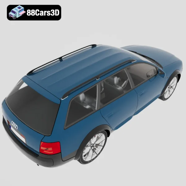 Audi A6 allroad quattro-005 Audi A6 Allroad Quattro 3D Model Luxury All Wheel-Drive Wagon
