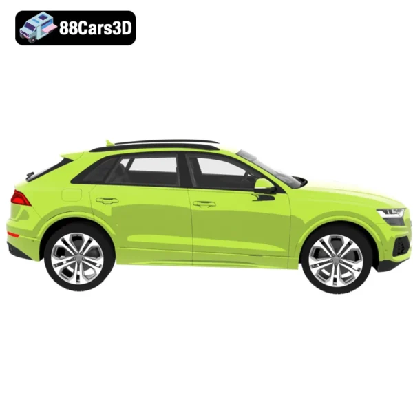 Audi Q8 2019 3D Model  Luxury Crossover SUV