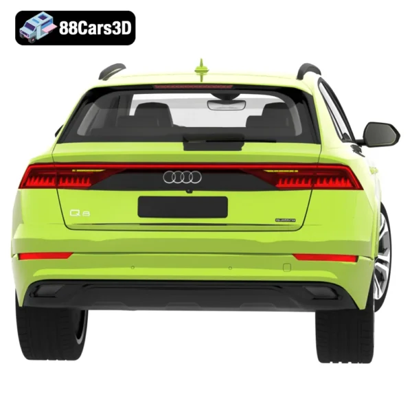 Audi Q8 2019 3D Model  Luxury Crossover SUV