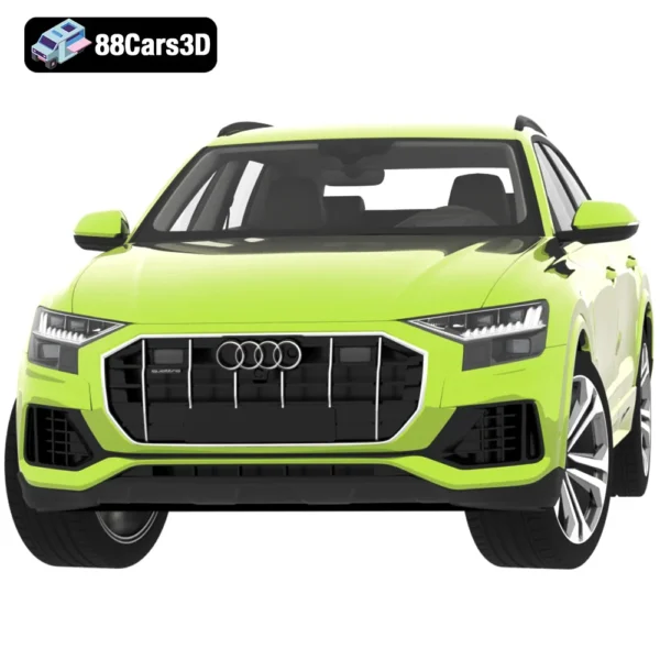 Audi Q8 2019 3D Model  Luxury Crossover SUV