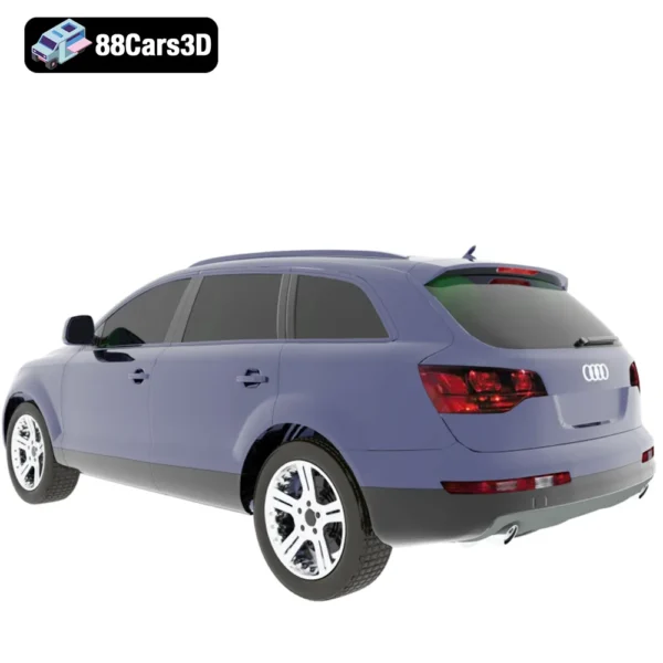 Audi_Q7-003 Audi Q7 2024 3D Model Luxury 7 Seat SUV with Advanced Features