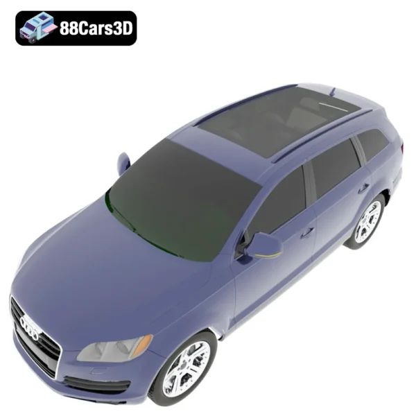 Audi_Q7-004 Audi Q7 2024 3D Model Luxury 7 Seat SUV with Advanced Features