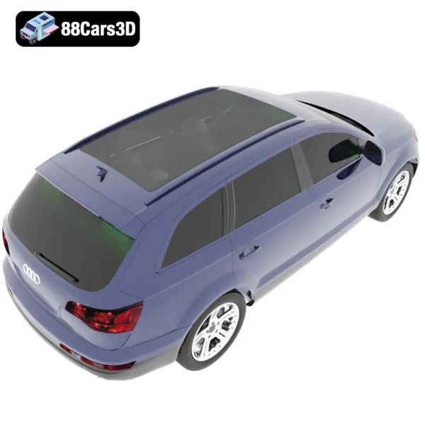 Audi_Q7-005 Audi Q7 2024 3D Model Luxury 7 Seat SUV with Advanced Features