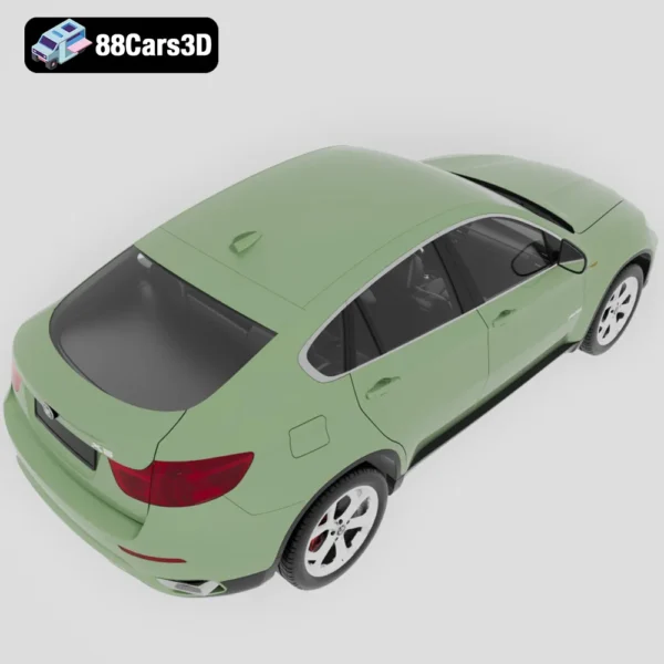 BMW-005 BMW X6 E71 3D Model Luxury Sports SUV