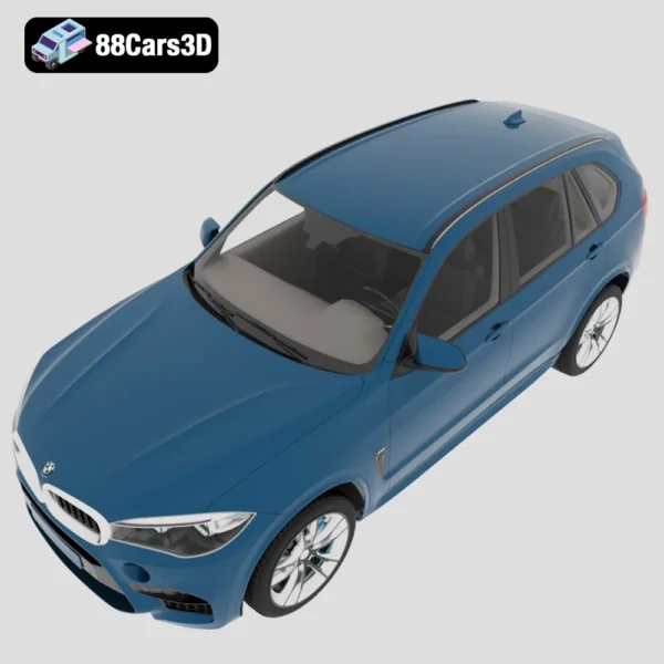 BMW X5M F15 2016-004 BMW X5M (F15) 2016 Meticulously Detailed 3D Model
