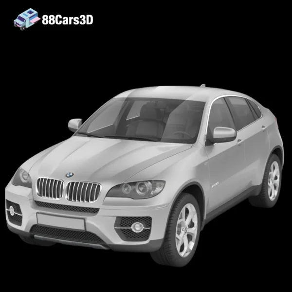 BMW X6 3D Model Luxury Sports SUV
