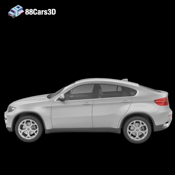 BMW-X6-003 BMW X6 3D Model Luxury Sports SUV