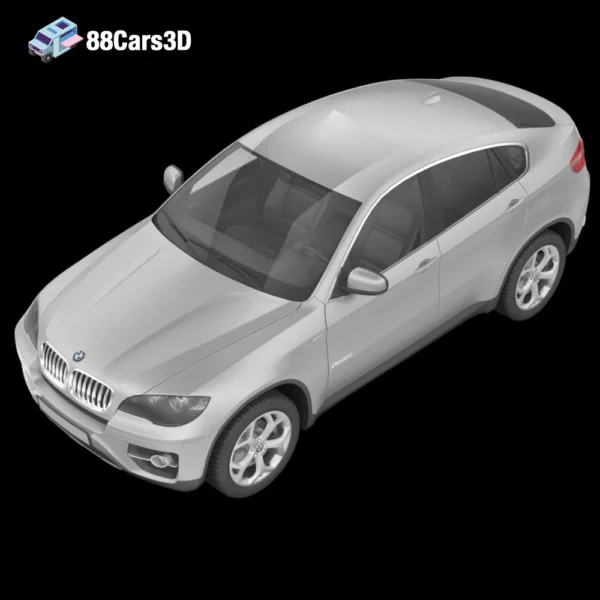 BMW-X6-005 BMW X6 3D Model Luxury Sports SUV