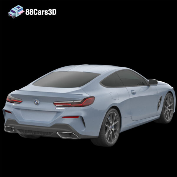 BMW 8 Series G15 Coupe M850i 2019 3D Model Luxury Grand Tourer