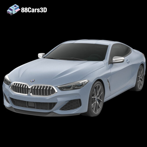BMW 8 Series G15 Coupe M850i 2019 3D Model Luxury Grand Tourer