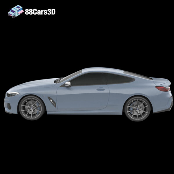 BMW 8 Series G15 Coupe M850i 2019 3D Model Luxury Grand Tourer
