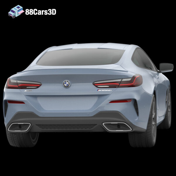 BMW 8 Series G15 Coupe M850i 2019 3D Model Luxury Grand Tourer