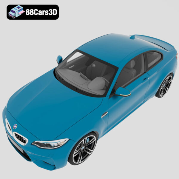 BMW_M2_Coupe_2016-004 BMW M2 Coupe 2016 3D Model Compact Performance Sports Coupe