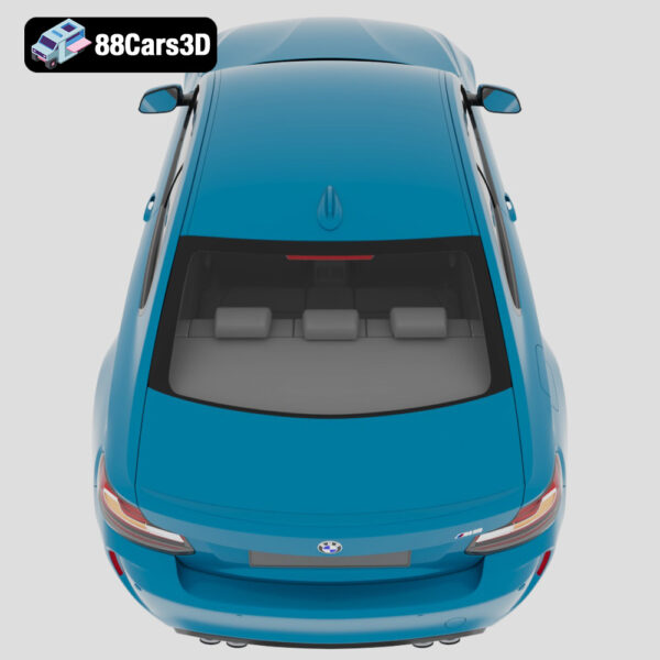 BMW_M2_Coupe_2016-006 BMW M2 Coupe 2016 3D Model Compact Performance Sports Coupe
