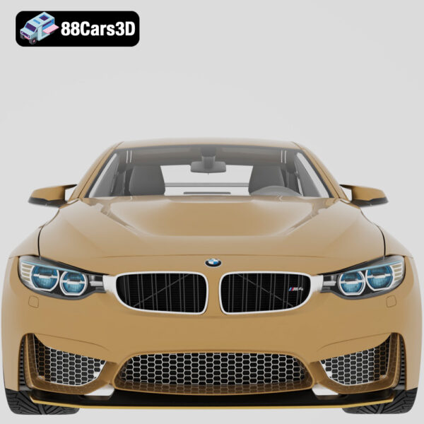BMW M4 GTS 2016 3D Model Track Focused Coupe