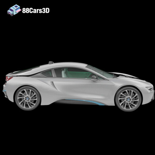 BMW_i8-MAZ-2015-003 BMW i8 2015 3D Model Plug in Hybrid Sports Coupe