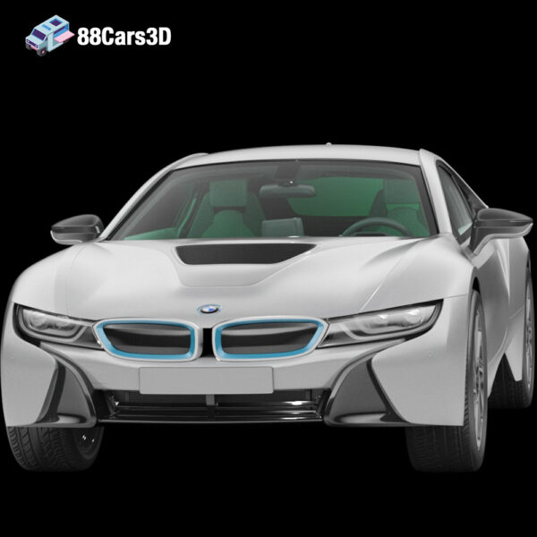 BMW_i8-MAZ-2015-007 BMW i8 2015 3D Model Plug in Hybrid Sports Coupe