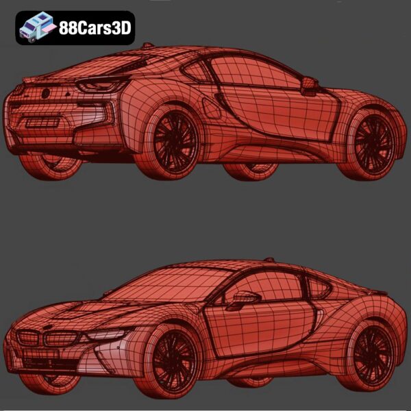 BMW_i8-MAZ-2015-008 BMW i8 2015 3D Model Plug in Hybrid Sports Coupe