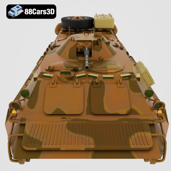 BTR_70-007 BTR 70 3D Model Amphibious Eight Wheel Armored Personnel Carrier