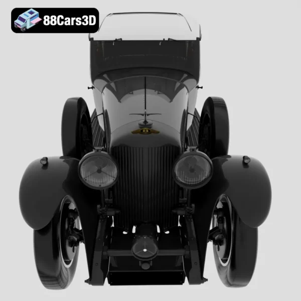 Bentley 8 Litre 1931 3D Model Classic Luxury Car for Rendering