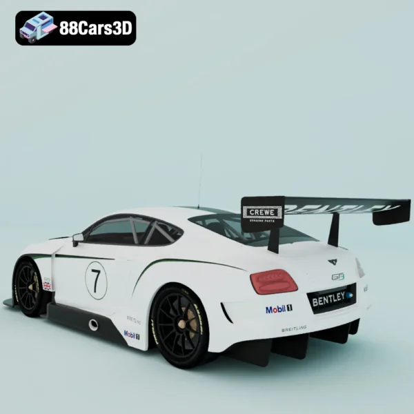 Bentley_Continental_GT3_2014-003 Bentley Continental GT3 3D Model Luxury Race Car for Rendering