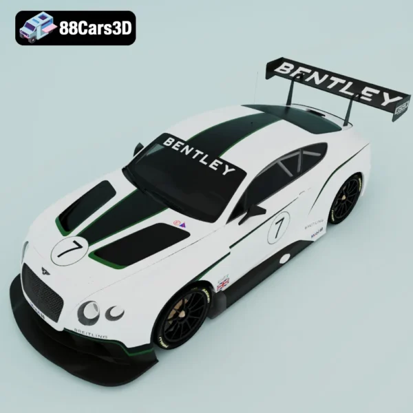 Bentley_Continental_GT3_2014-004 Bentley Continental GT3 3D Model Luxury Race Car for Rendering