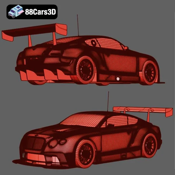 Bentley_Continental_GT3_2014-008 Bentley Continental GT3 3D Model Luxury Race Car for Rendering