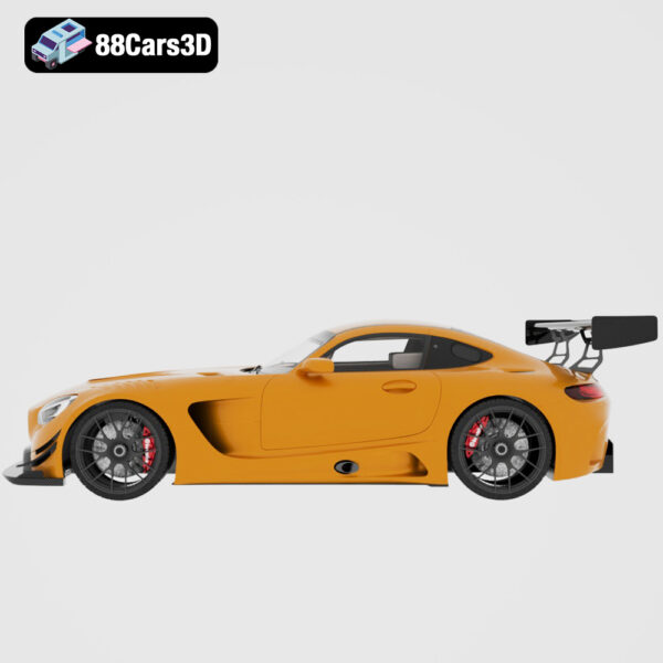 Mercedes AMG GT3 3D Model FIA GT3 Race Car