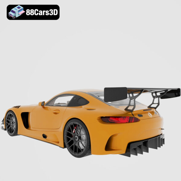 Mercedes AMG GT3 3D Model FIA GT3 Race Car
