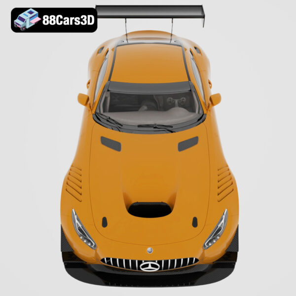 Mercedes AMG GT3 3D Model FIA GT3 Race Car