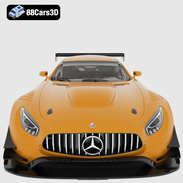 Mercedes AMG GT3 3D Model FIA GT3 Race Car