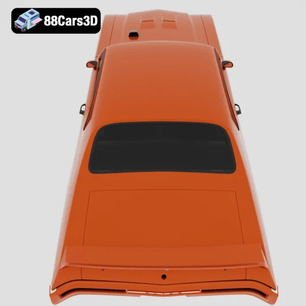 Buick_GSX_1970-006 Buick GSX 1970 3D Model Classic Muscle Car for Rendering