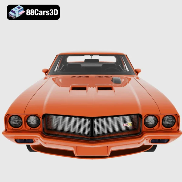 Buick_GSX_1970-008 Buick GSX 1970 3D Model Classic Muscle Car for Rendering
