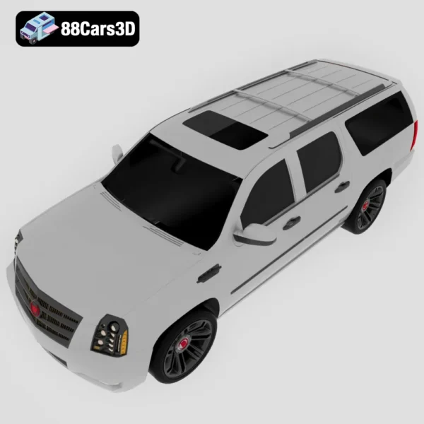 Cadillac-Escalade-004 Cadillac Escalade 3D Model Luxury Full Size SUV