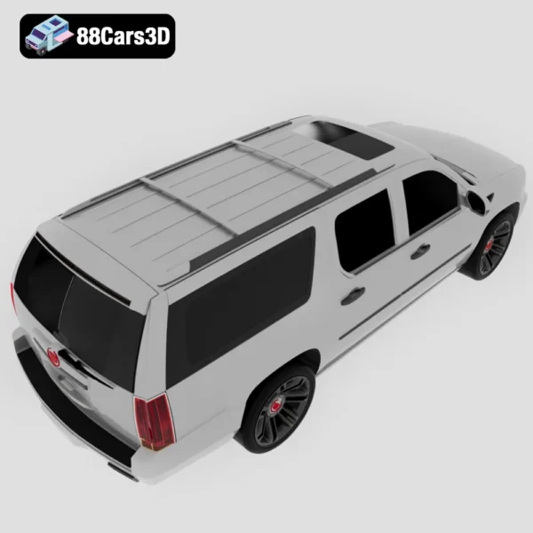 Cadillac-Escalade-005 Cadillac Escalade 3D Model Luxury Full Size SUV