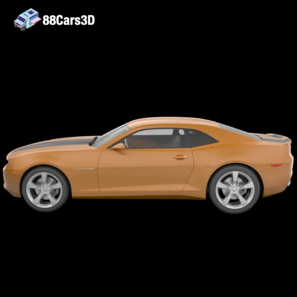 Chevrolet Camaro 2015 3D Model Muscle Car Game Use