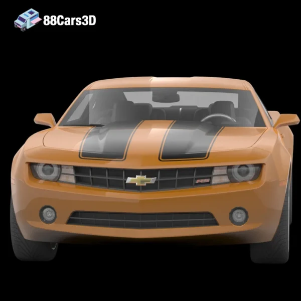 Chevrolet Camaro 2015 3D Model Muscle Car Game Use
