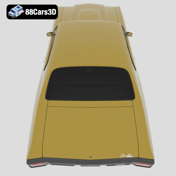 Chevrolet Chevelle SS 1970 E3D 3D Model Iconic Muscle Coupe