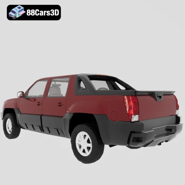 Chevrolet Avalanche 3D Model Versatile Pickup SUV