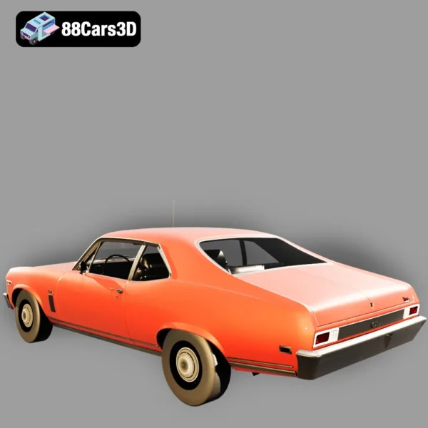 Chevrolet_Nova_SS_396_1969-003 Chevrolet Nova SS 396 1969 3D Model Classic Muscle Car Game Use