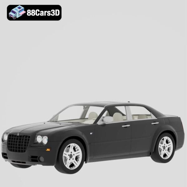 Chrysler 300 3D Model Luxury Sedan for Rendering