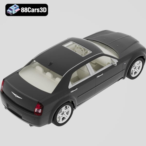 Chrysler 300-005 Chrysler 300 3D Model Luxury Sedan for Rendering